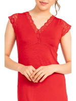 Dámska nočná košeľa 5013-KG červená - CoCoon