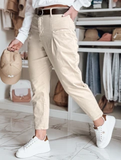 Dámske chinos nohavice CHINOSKA light beige FashionStreet UY2557