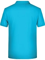 Daiber 8010 Pánske polo tričko z bio bavlny 02.8010 tyrkysové