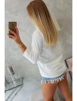 Blúzka s potlačou Star Style biela Blúzka s potlačou Star Style biela