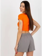 Dámske šortky D73760M61531KH šedá - FPrice