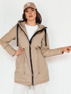 Dámska prechodná bunda VERCHA beige FashionStreet TY4261