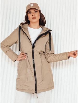 Dámska prechodná bunda VERCHA beige FashionStreet TY4261