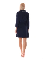 dámsky krátky župan Bari kimono Midnight blue
