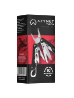 AZYMUT Turon multitool - 10 nástrojov + karabína + puzdro na opasok (H-P224108)