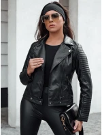 Dámska kožená krátka bunda ramonseka black FashionStreet TY4634