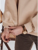 Dámska mikina COSYONE beige FashionStreet BY1349 Dámska mikina COSYONE beige FashionStreet BY1349