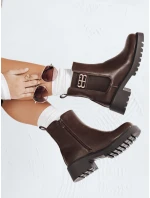 FashionStreet hnedé dámske topánky ZY1105