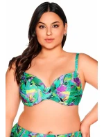 Ava SK 210 Žiarivo zelená maxi plavková podprsenka s plnými košíčkami Ava SK 210 Žiarivo zelená maxi plavková podprsenka s plnými košíčkami