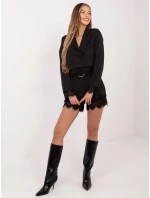 IT SN šortky FL9965.88 čierna/strieborná