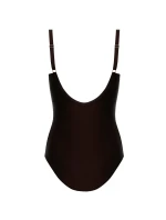 Dámske jednodielne plavky S8030CH3 Gold7 Black - Self Dámske jednodielne plavky S8030CH3 Gold7 Black - Self