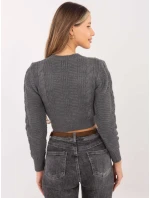 Dámsky sveter LC SW A4 tmavo šedý