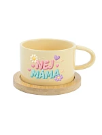NEJ MÁMA - žlutý hrníček makronka 200 ml