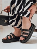 Dámske žabky na platforme PLATOFI black FashionStreet ZY0879 Dámske žabky na platforme PLATOFI black FashionStreet ZY0879