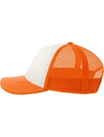 Atlantis Headwear Kid Rapper-S 5-panelová truckerová čiapka 33.0295 biela/oranžová fluo Atlantis Headwear Kid Rapper-S 5-panelová truckerová čiapka 33.0295 biela/oranžová fluo