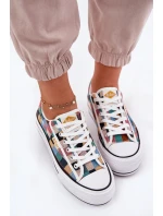 Wzorzyste Trampki Damskie Na Platformie Lee Cooper LCW-25-31-3441L Multikolor