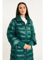 Dámsky páperový kabát s prešívaním Bottle 230-009 Dark Green - Monnari Dámsky páperový kabát s prešívaním Bottle 230-009 Dark Green - Monnari