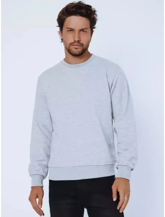 Pánska sivá mikina FashionStreet BX5007