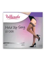 HOLD UP SEXY 15 DEN samodržiace pančuchy - BELLINDA - jantárová HOLD UP SEXY 15 DEN samodržiace pančuchy - BELLINDA - jantárová