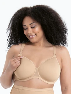 Podprsenka na dojčenie Miss Anita s kosticami a vystuženými košíčkami 5010 Desert - Anita Maternity