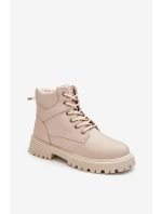Dámsky zateplený trapper na zips Gremiva Beige Dámsky zateplený trapper na zips Gremiva Beige