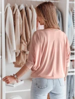 Dámska oversize maslová blúzka s príveskom LUZVIA powder pink FashionStreet RY2774 Dámska oversize maslová blúzka s príveskom LUZVIA powder pink FashionStreet RY2774
