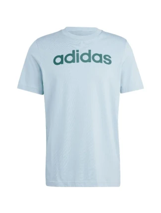 Tričko adidas Essentials Single Jersey Linear s vyšitým logom M IJ8651