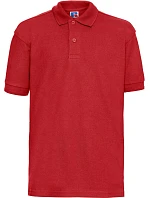 Russell Athletic 599B Detské polo z hrubej bavlny 10.599B jasne červené Russell Athletic 599B Detské polo z hrubej bavlny 10.599B jasne červené