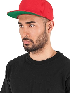 Flexfit 6007/6007T 5-panelová snapbacková čiapka 55.6007 červená