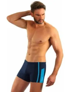 Pánske plavky BD 364 Tmavomodrá s modrou - Sesto Senso