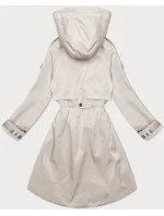 Dámska tenká parka s kapucňou BH Forever light beige(1) (BH-2403)