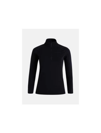Peak Performance W Magic Half Zip Thermal T-Shirt Black