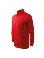 Malfini Style LS M MLI-20907 červená košeľa