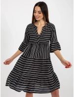 Dámske šaty D73771M30214H čierne - FPrice