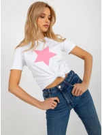 Tričko RV TS 8626.00 biela a ružová Tričko RV TS 8626.00 biela a ružová