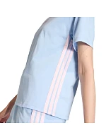 Dámske tričko adidas Essentials 3-Stripes Cotton blue KB7119