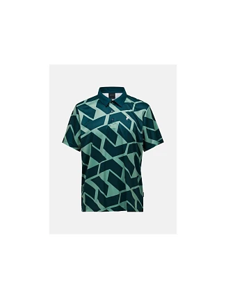 Pánske tričko PEAK PERFORMANCE M Graphic Polo, zelené Pánske tričko PEAK PERFORMANCE M Graphic Polo, zelené
