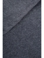 Šaty s kapucňou a bočným rázporkom tmavo šedé