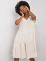 Šaty WN SK 842.01P svetlo béžová