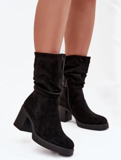 Topánky na podpätku model 220695 Step in style