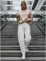 Dámska krémová mikina ERIAN FashionStreet BY1275 Dámska krémová mikina ERIAN FashionStreet BY1275