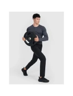 Pánske rýchloschnúce tréningové tričko s dlhým rukávom 4F 4FWMM00TFLOM507-22M pánske