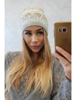 Fleecová čiapka Melisa K241 mint+olive