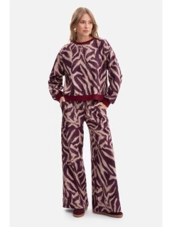 B302 Pletené nohavice s potlačou - model 2