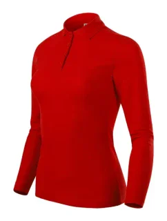 Polokošeľa Pique Polo LS červená