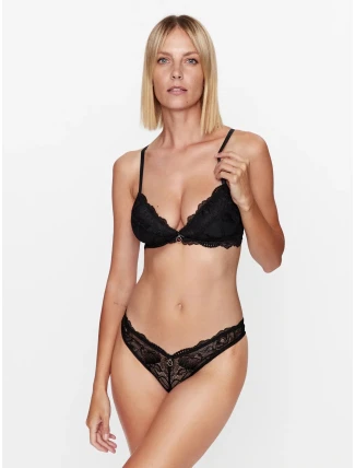 Dámska podprsenka 164603 3F206 00020 čierna - Emporio Armani Dámska podprsenka 164603 3F206 00020 čierna - Emporio Armani