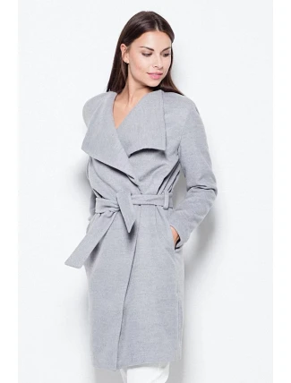 Dámsky kabát VT041 sivý - Venaton