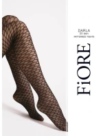 Dámske pančuchy G 6126 Darla 20 den Black Pattern - Fiore