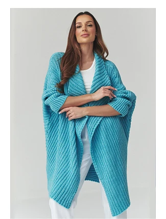 Zapínanie svetra model 226879 Makadamia