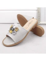 S.Barski W OLI262B žabky so strieborným zirkónom S.Barski W OLI262B žabky so strieborným zirkónom